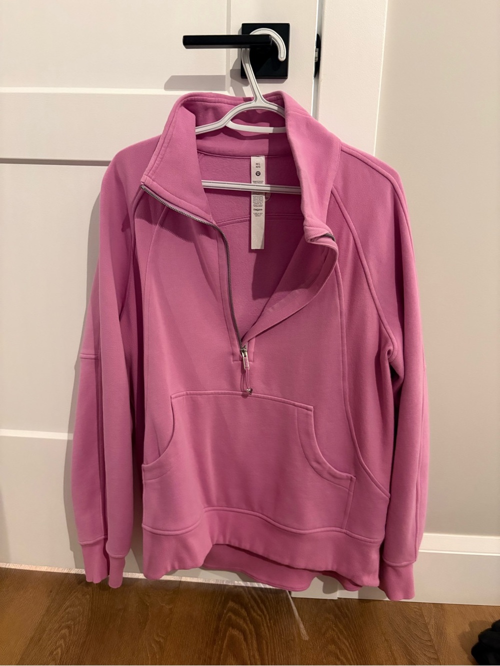 lululemon athletica Pink Half-Zip Pullover Sweatshirt